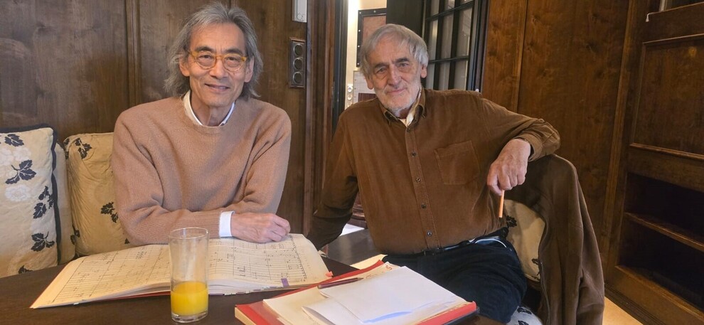 Kent Nagano und Helmut Lachenmann (c) Barbara Fasching